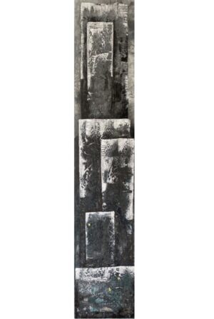 GCHHS3. Glasrelief. "Ka do Høre Hawet. Lykken er at samle på gode oplevelser". 3 af 3