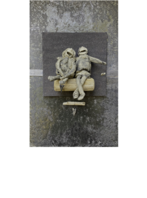 GLS1. Glasrelief. Livsnyderne. ” Elsker dig for Evigt” (SOLGT)